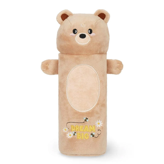 Legami Etui Super Soft - Teddy Bear - voorkant op een witte achtergrond