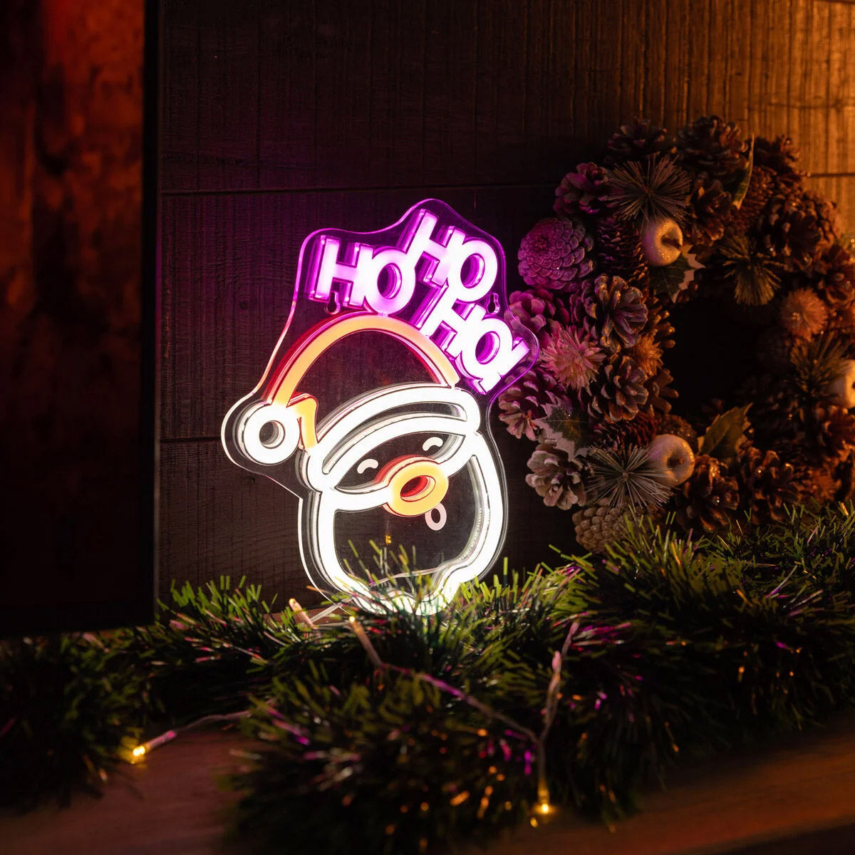 Legami Neon-Effect LED Sign - Santa Claus