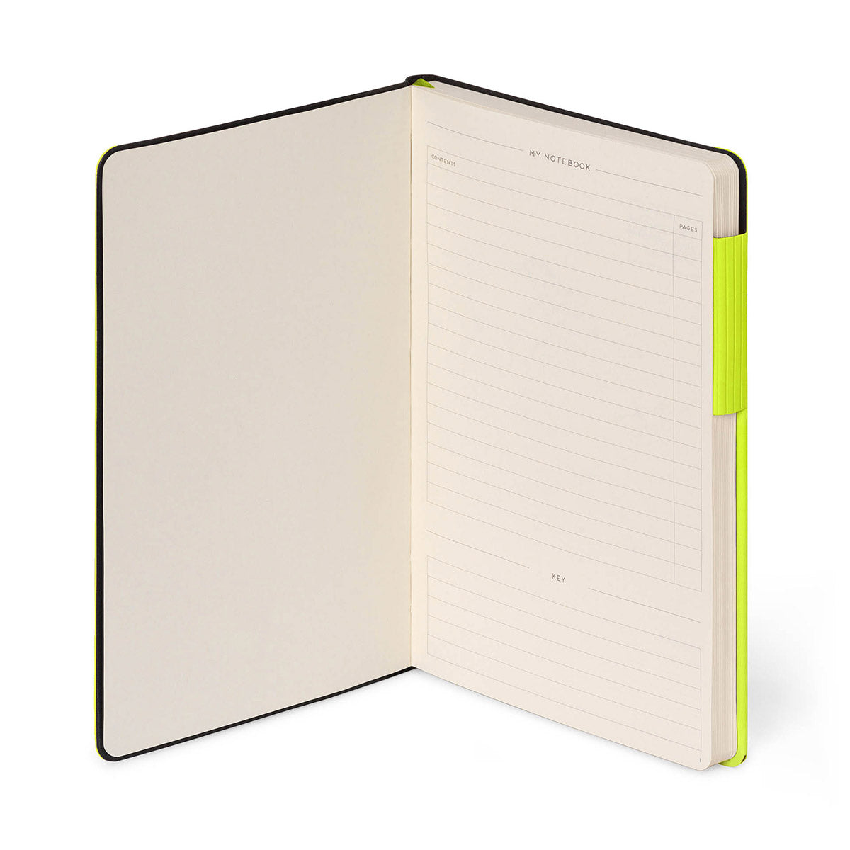 Legami My Notebook Chartreuse - Inhoudsopgave