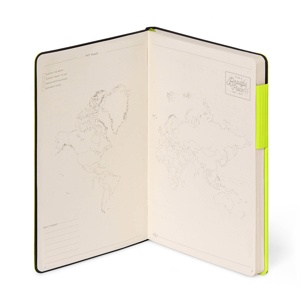 Legami My Notebook Chartreuse - Wereldtijden