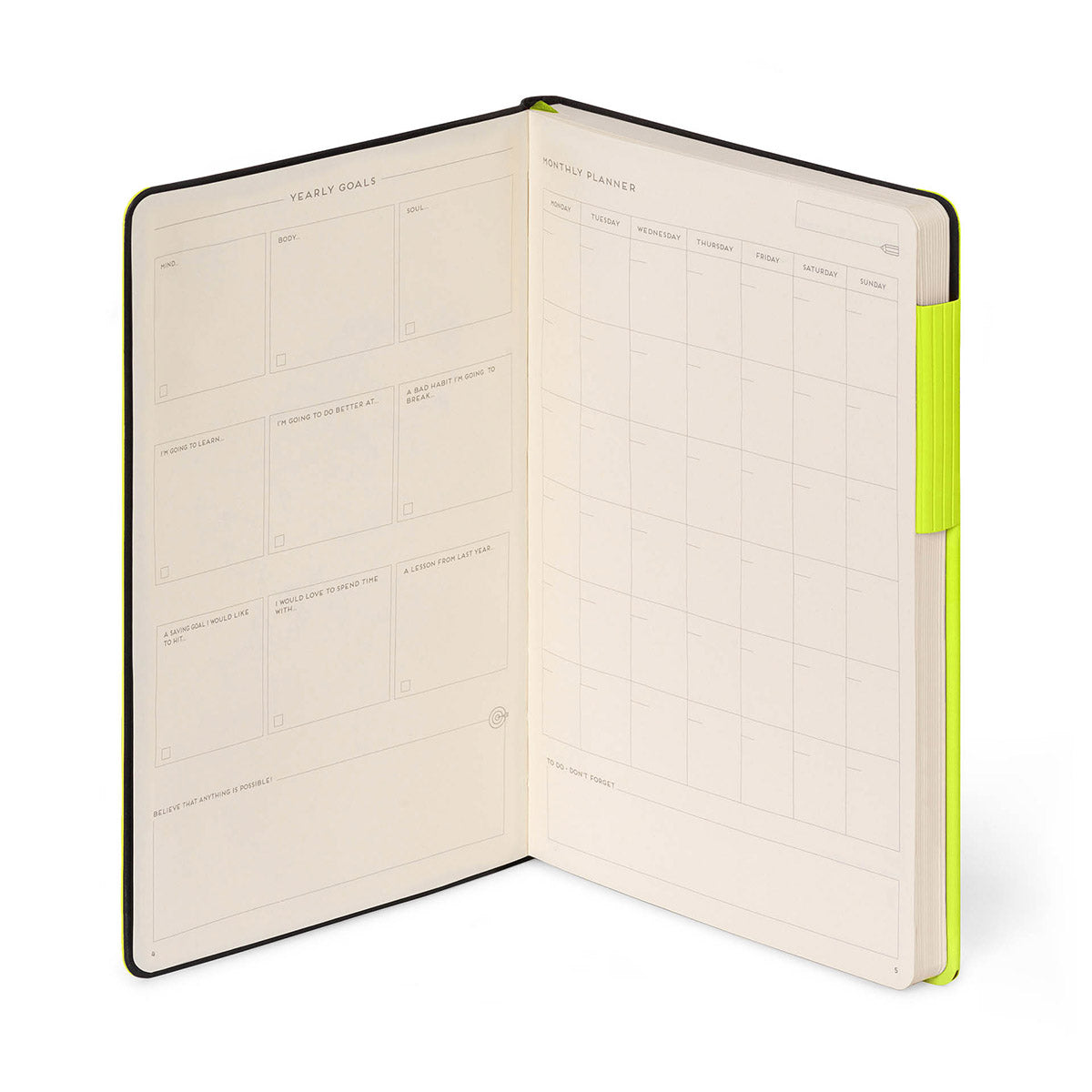 Legami My Notebook Chartreuse - Goaltracking