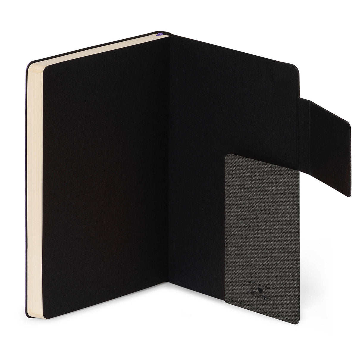 Legami My Notebook Deep Graphite - Vakje Achterin