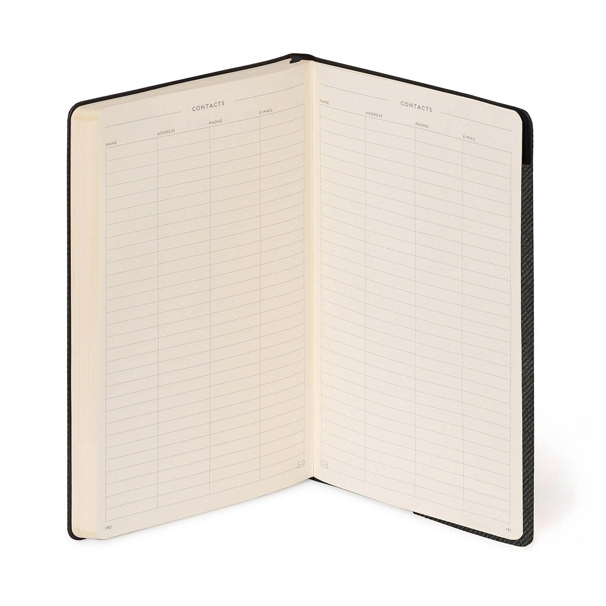 Legami My Notebook Deep Graphite - Contactlijsten