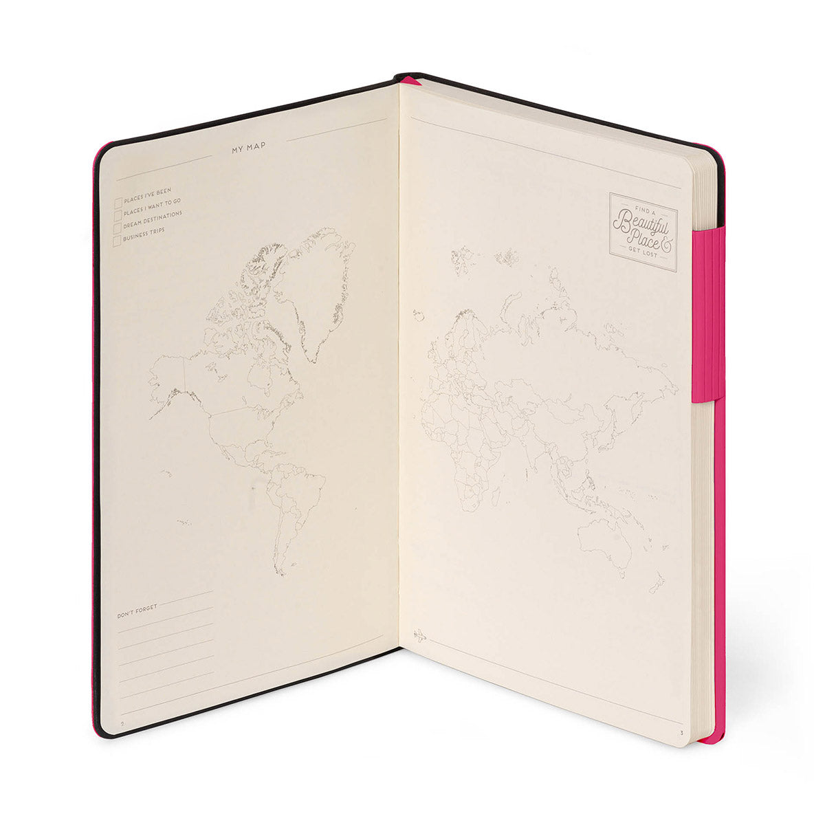 Legami My Notebook Raspberry - Wereldtijden