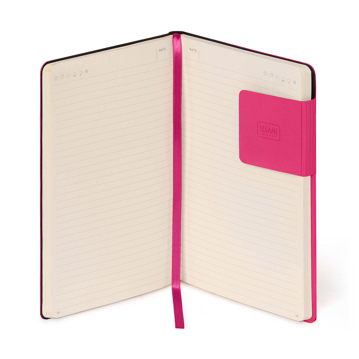 Legami My Notebook Raspberry -  Voorbeeld van gelinieerde pagina