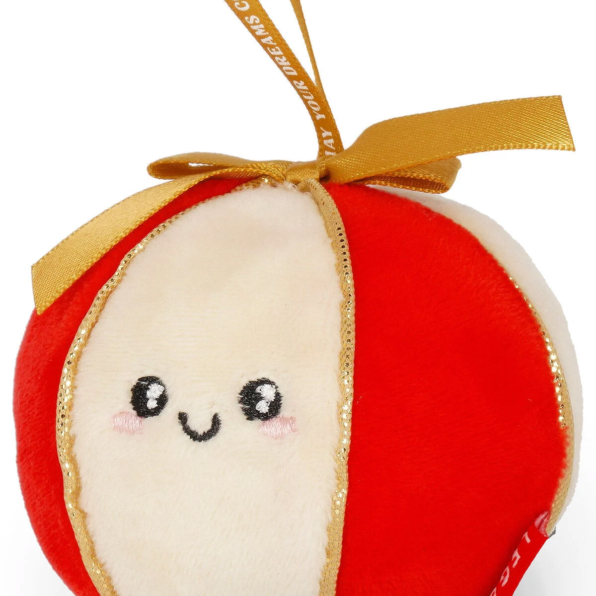 Legami Plush Christmas Decoration - Ball - Oh-Oh-Ohrnaments