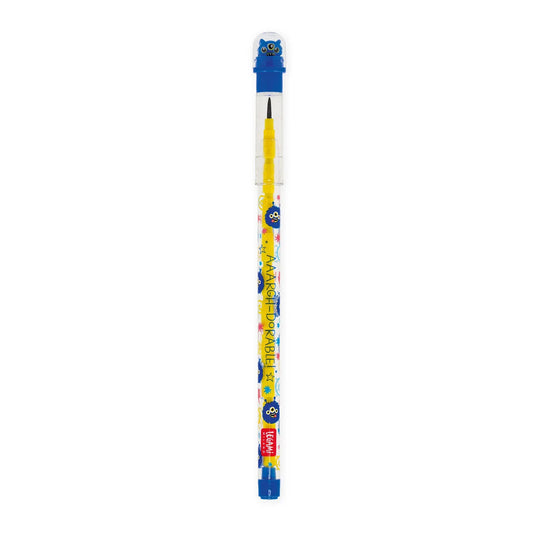 Legami Stapelpotlood met Gum - Monster
