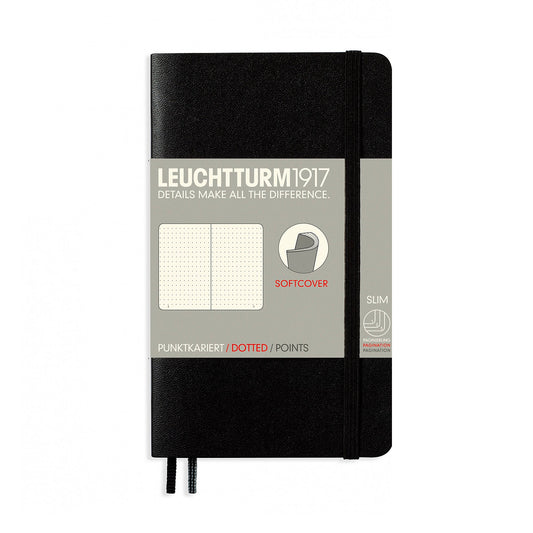 Leuchtturm1917 Pocket A6 Notitieboek Black - Dotted