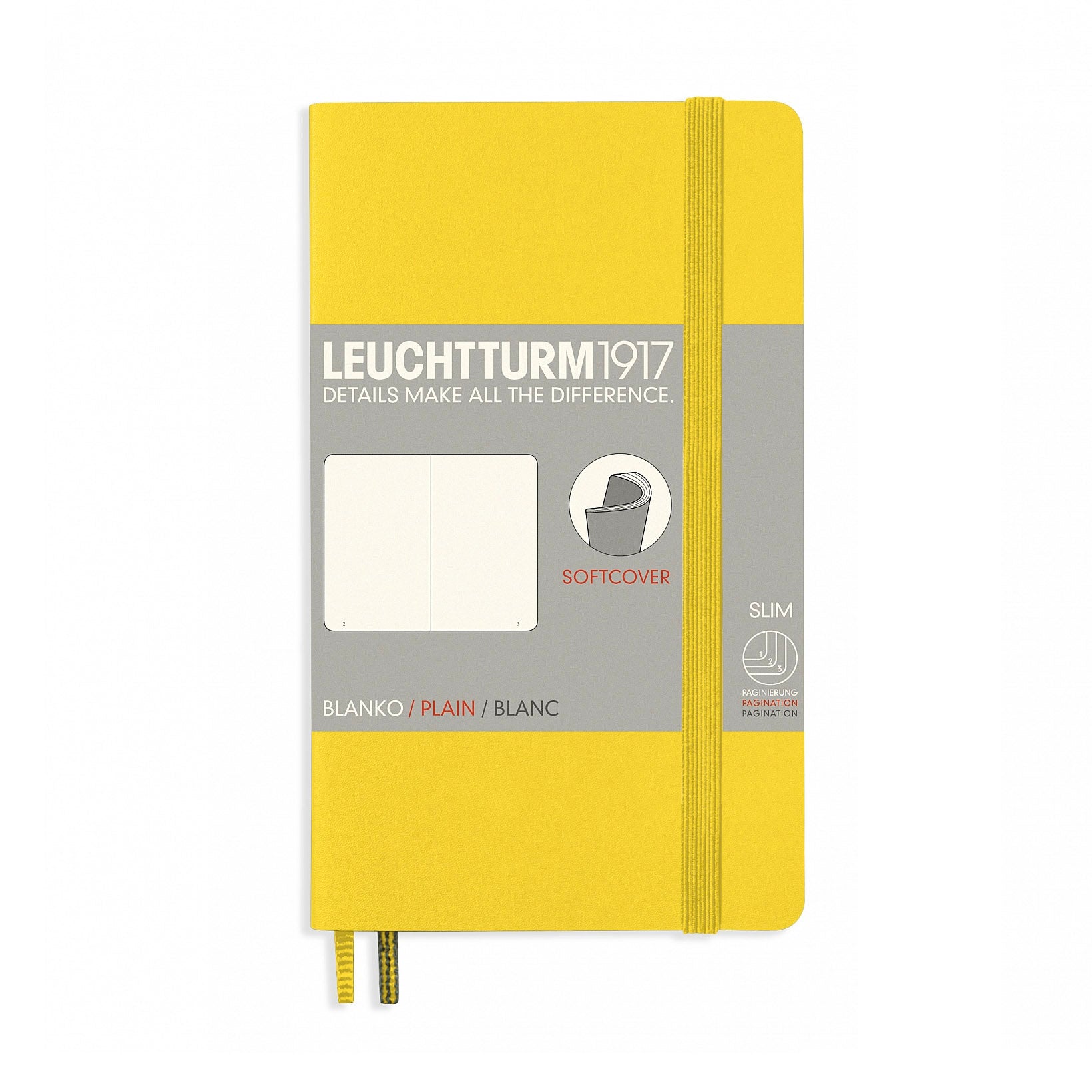 Leuchtturm1917 Pocket A6 Notitieboek Lemon - Blanco