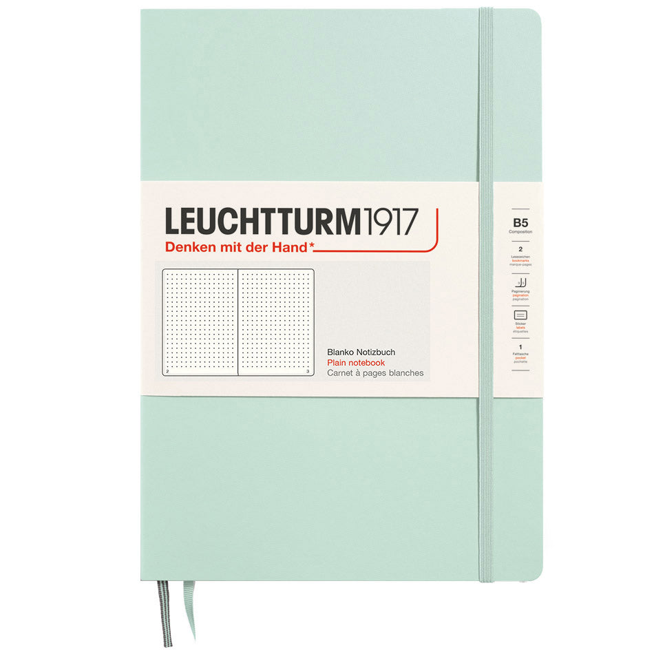 Leuchtturm1917 Composition B5 Notitieboek Mint Green - Dotted