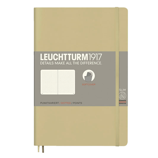 Leuchtturm1917 Slim B6+ Notitieboek Sand - Dotted