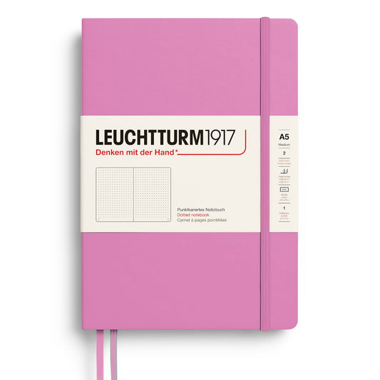 Leuchtturm1917 Medium A5 Notitieboek Bubblegum - Dotted
