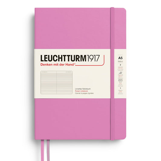 Leuchtturm1917 Medium A5 Notitieboek Bubblegum - Gelinieerd