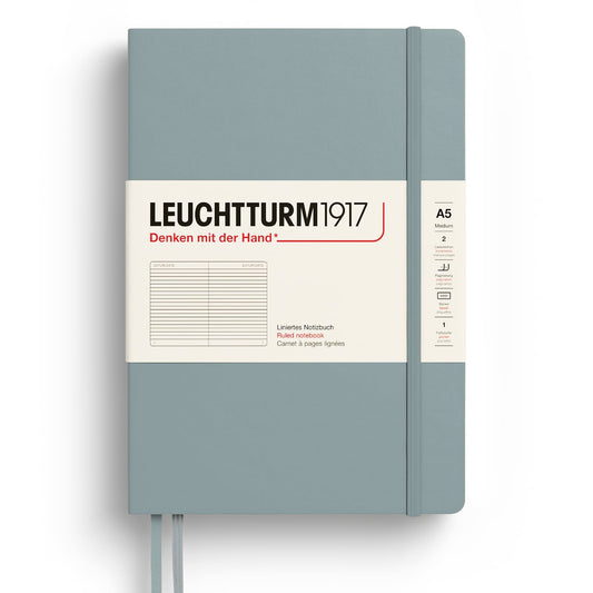 Leuchtturm1917 Medium A5 Notitieboek Dove - Gelinieerd