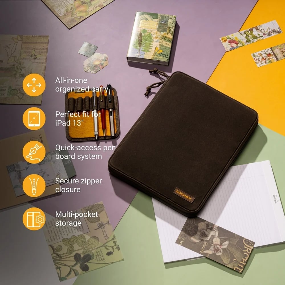Lochby Daily Folio A4 - Brown - Eigenschappen