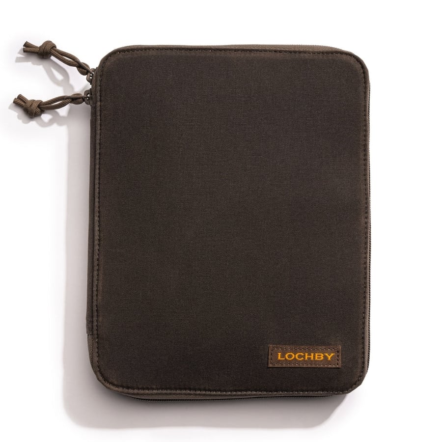Lochby Daily Folio A5 - Brown - Voorkant van het etui platliggend