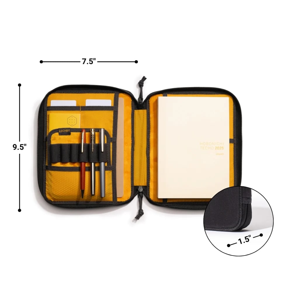 Lochby Daily Folio A5 - Bumblebee - Formaten van het etui