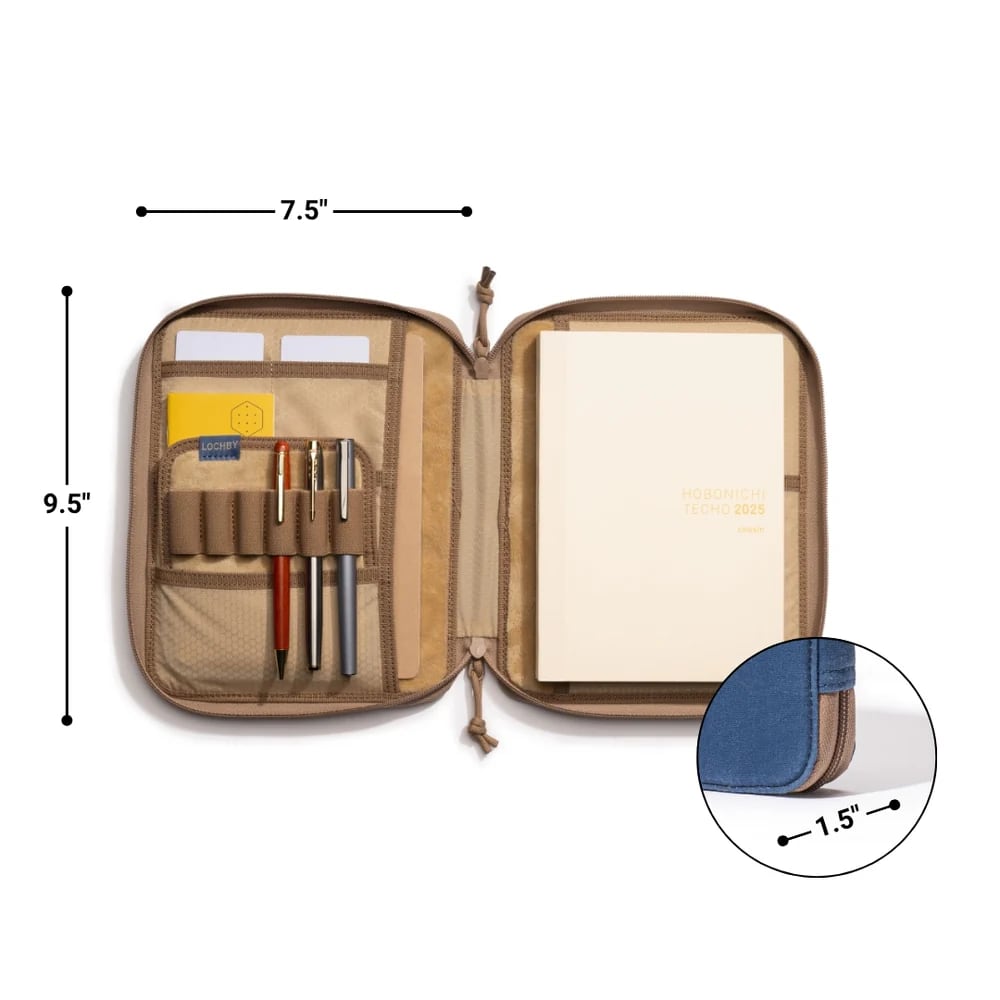 Lochby Daily Folio A5 - Harbor - Formaat van het etui