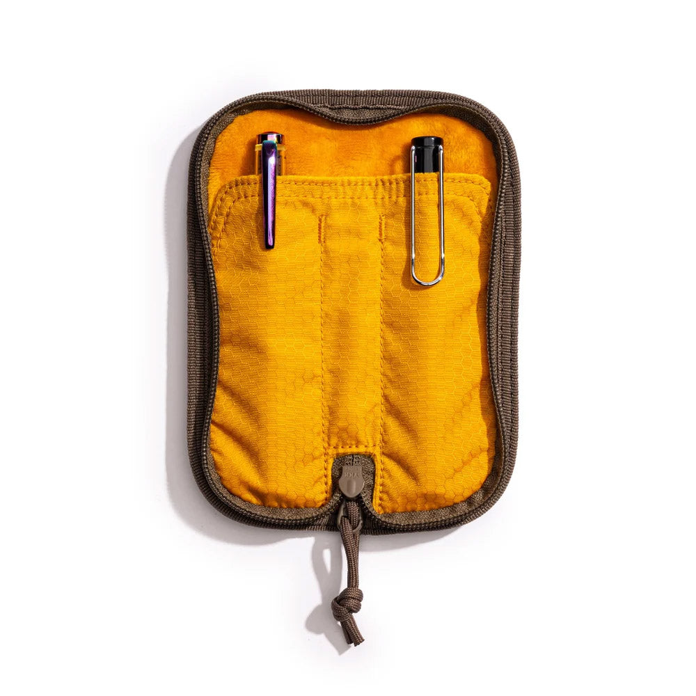 Lochby Duo Pen Pouch - Brown - Open