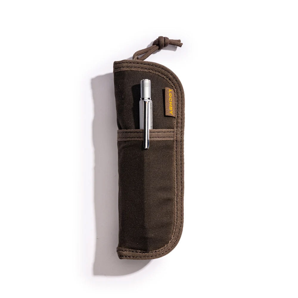 Lochby Duo Pen Pouch - Brown