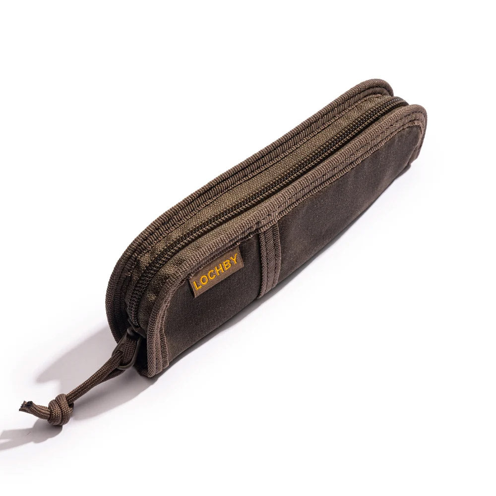 Lochby Duo Pen Pouch - Brown
