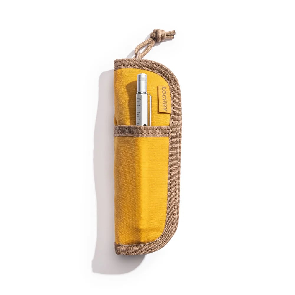 Lochby Duo Pen Pouch - Honey - Etui met pen erin