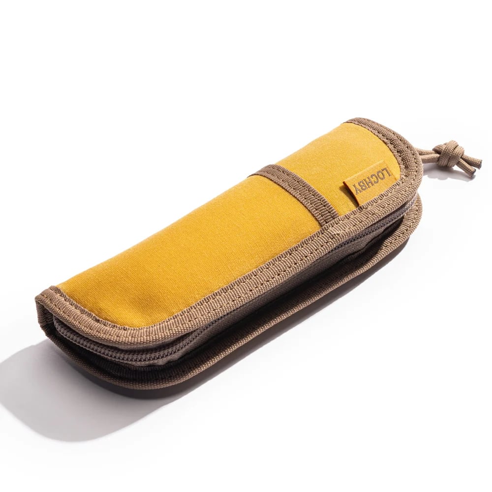 Lochby Duo Pen Pouch - Honey - Etui liggend