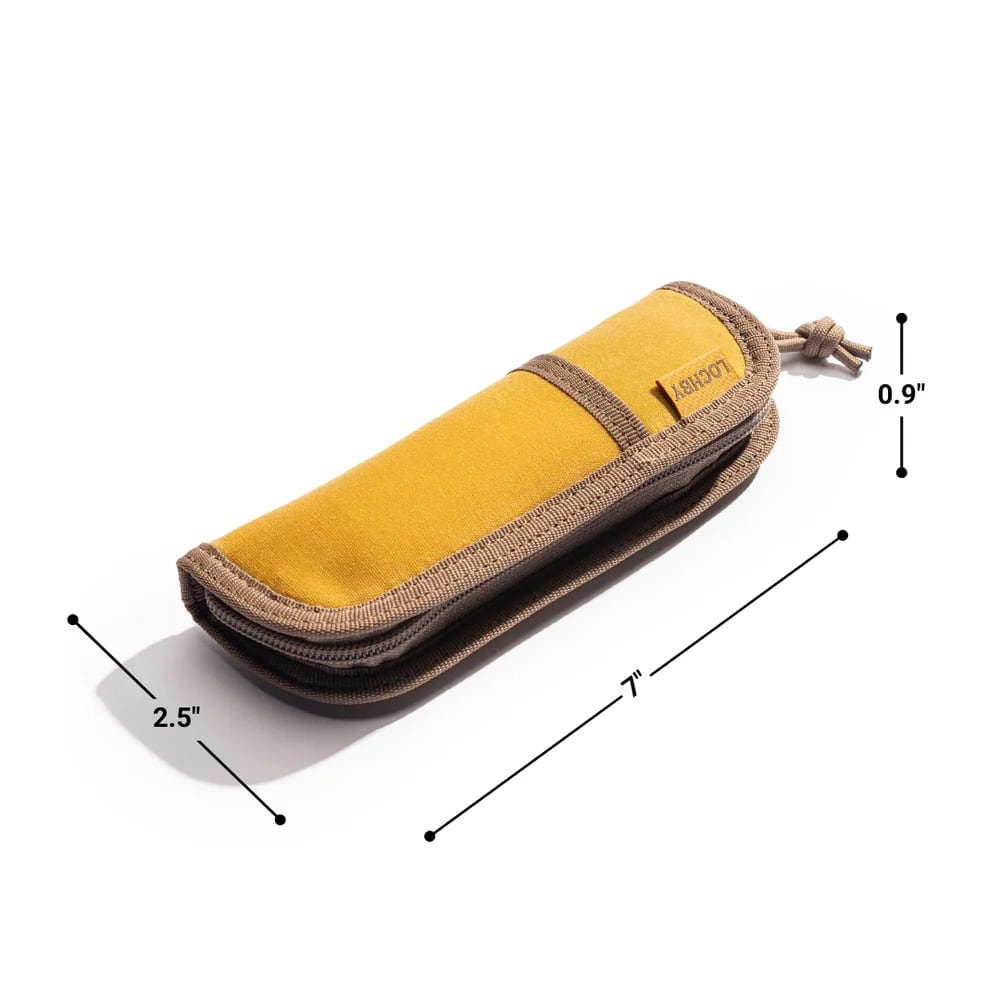 Lochby Duo Pen Pouch - Honey - Formaat