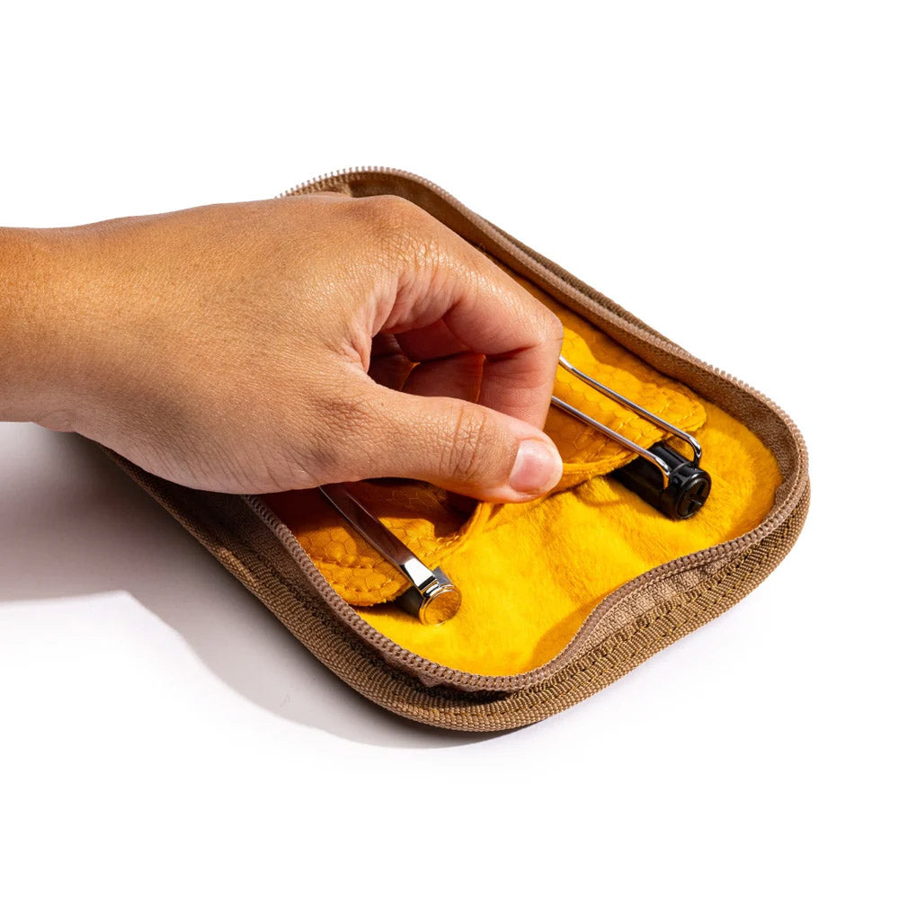 Lochby Duo Pen Pouch - Nautical - Open Liggend