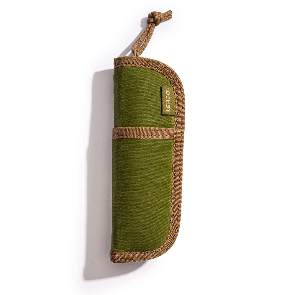 Lochby Duo Pen Pouch - Olive - Voorkant
