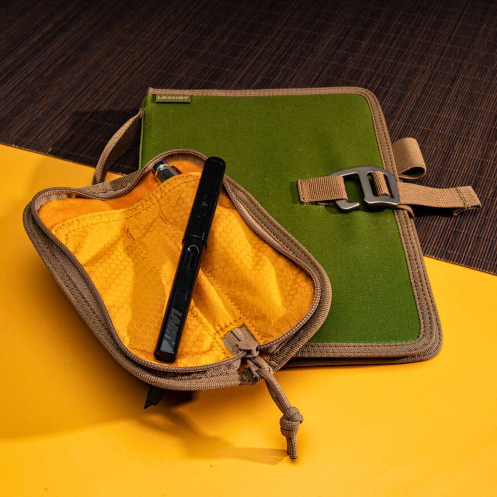 Lochby Duo Pen Pouch - Olive