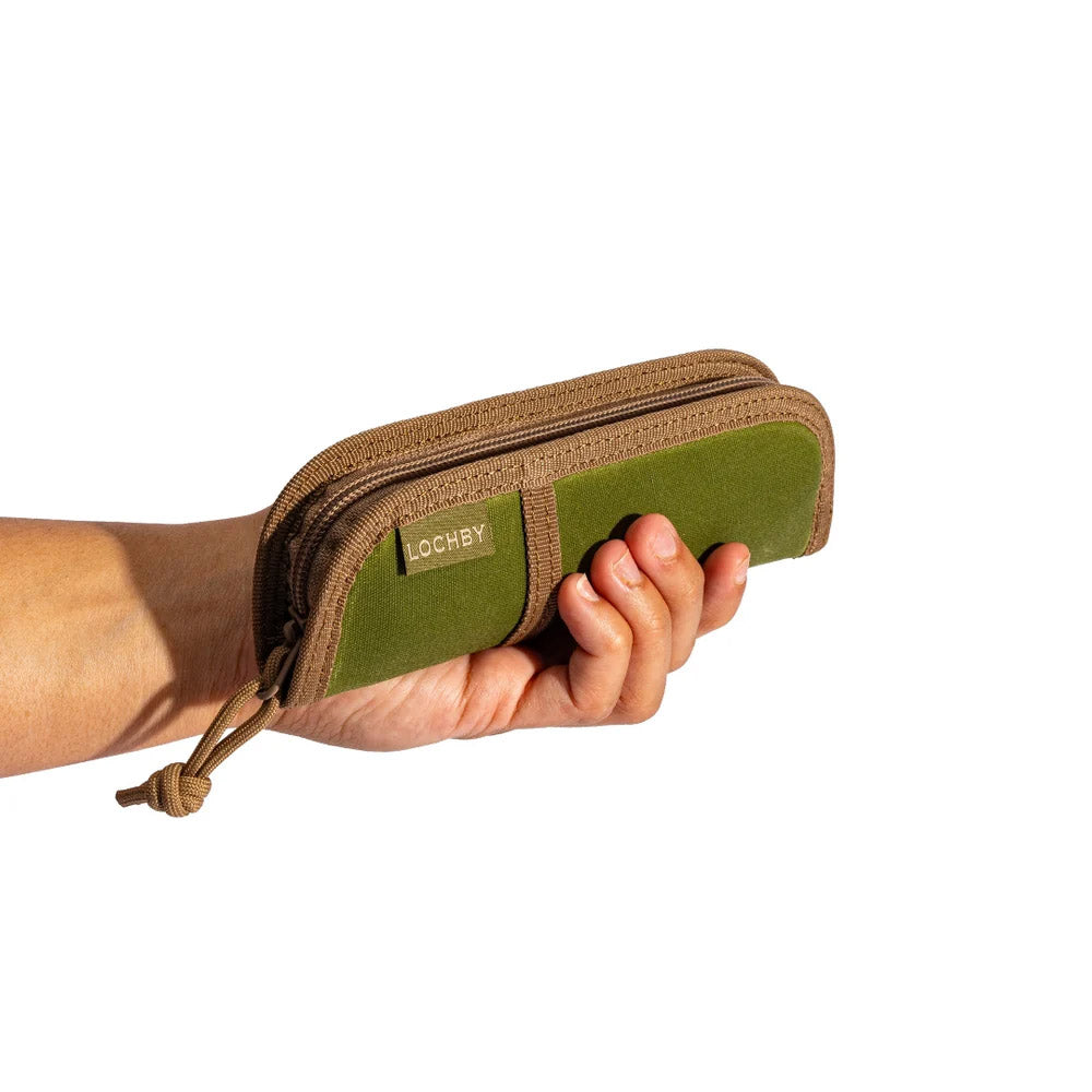 Lochby Duo Pen Pouch - Olive