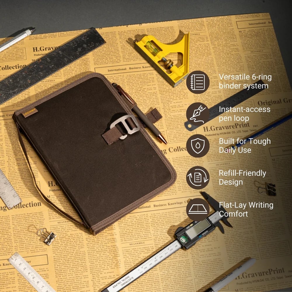 Lochby Field Binder A5 - Brown - Eigenschappen