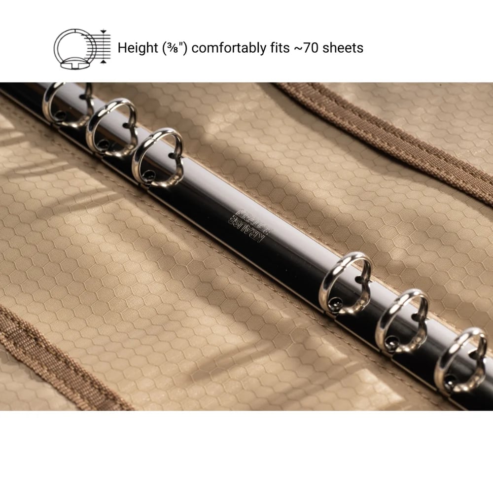 Lochby Field Binder A5 - Nautical - Voorbeeld van het binder systeem