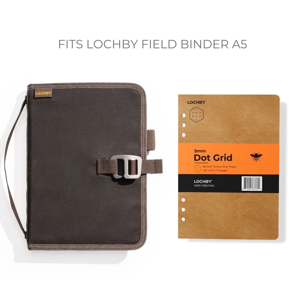 Lochby Field Binder A5 Refill - Dot Grid
