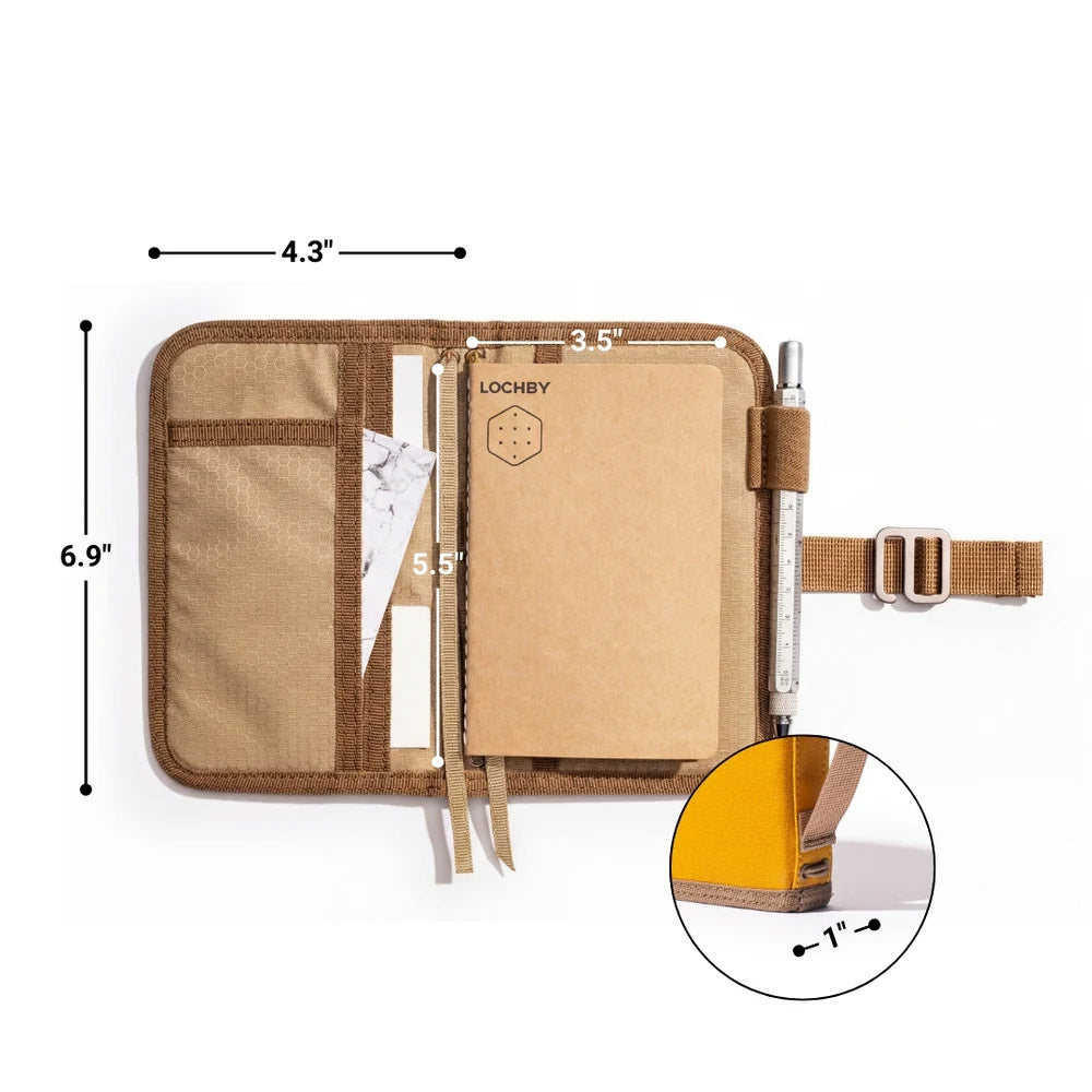 Lochby Field Journal Mini - Honey - Details