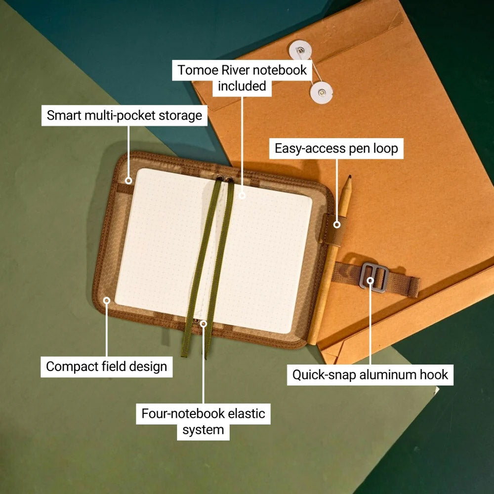 Lochby Field Journal Mini - Olive - Overzicht van de voordelen