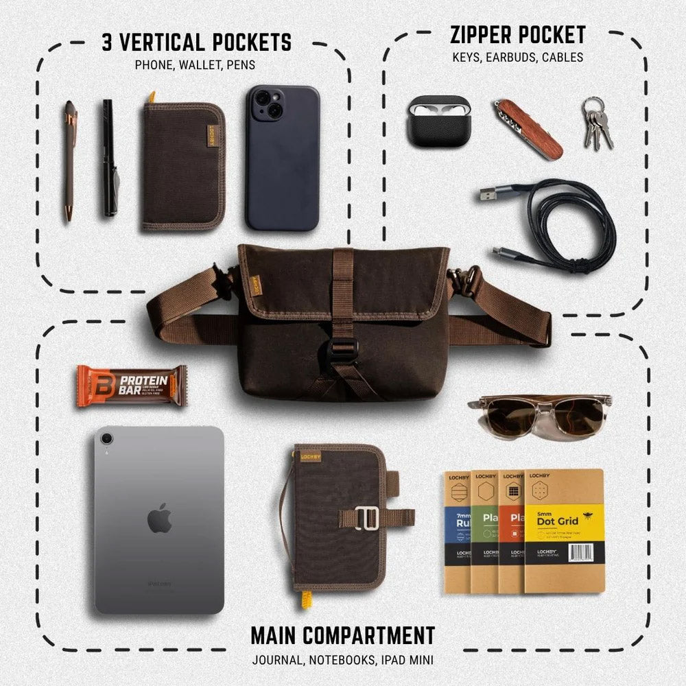 Lochby Field Sling - Brown