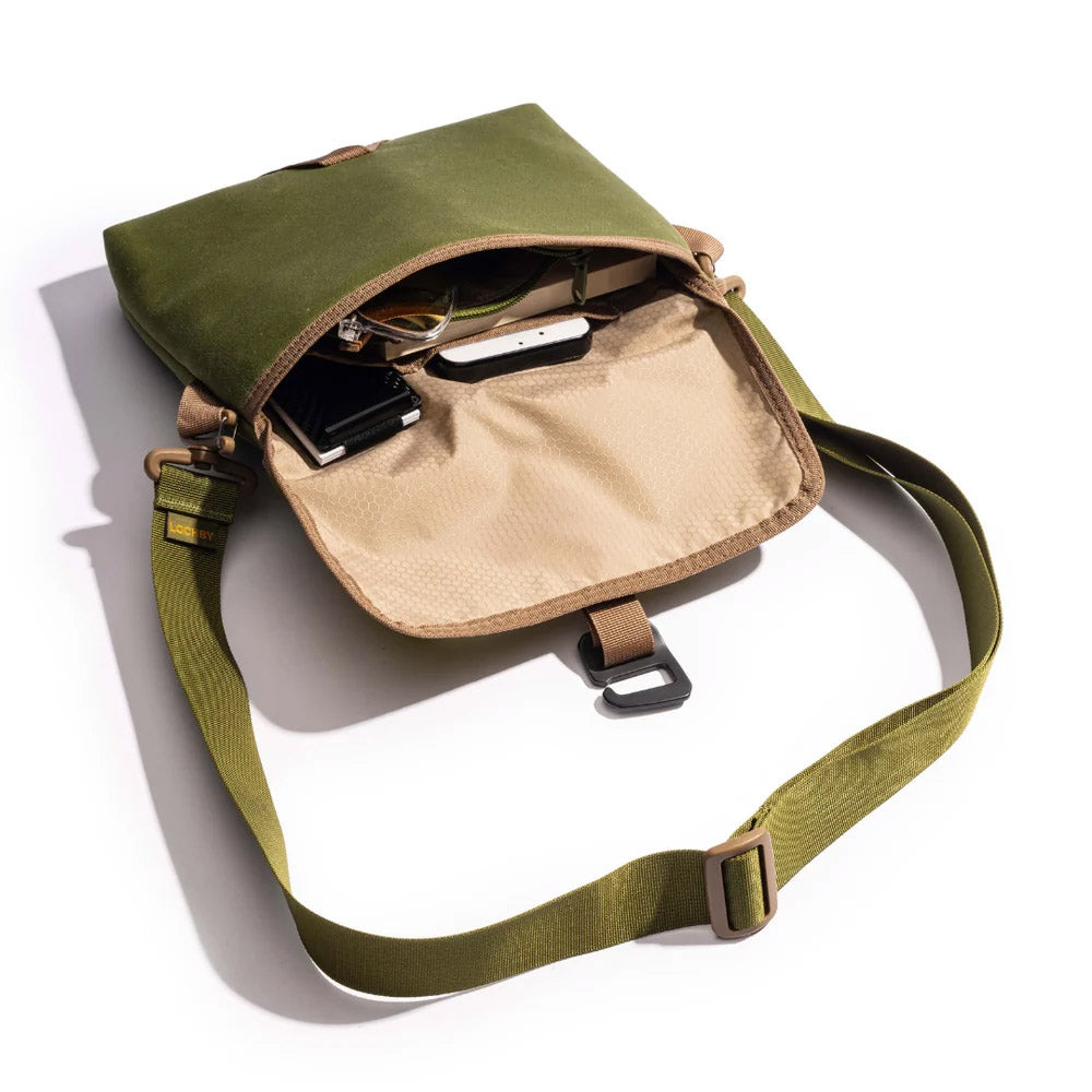 Lochby Field Sling - Olive - Voorkant Open