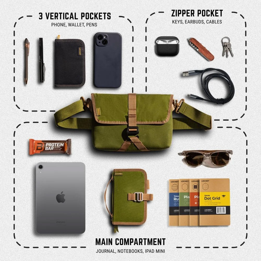 Lochby Field Sling - Olive