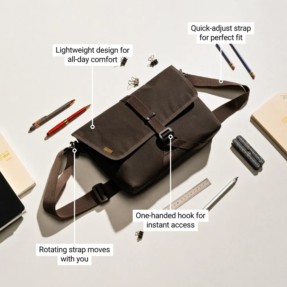 Lochby Field Sling Plus - Brown - Sfeerfoto