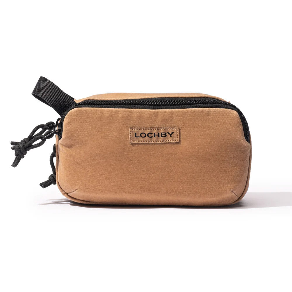 Lochby Mini Venture Pouch - Camel - Op een witte achtergrond