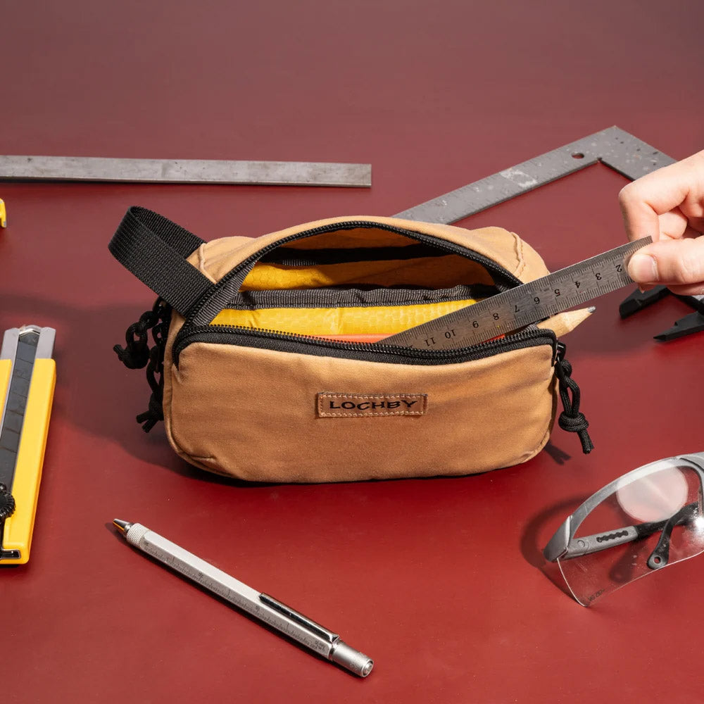 Lochby Mini Venture Pouch - Camel - Detailfoto