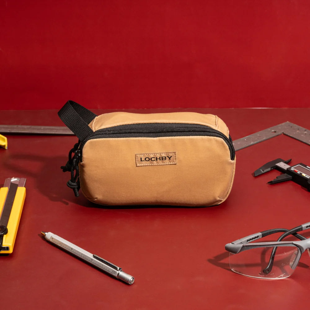 Lochby Mini Venture Pouch - Camel - Detailfoto