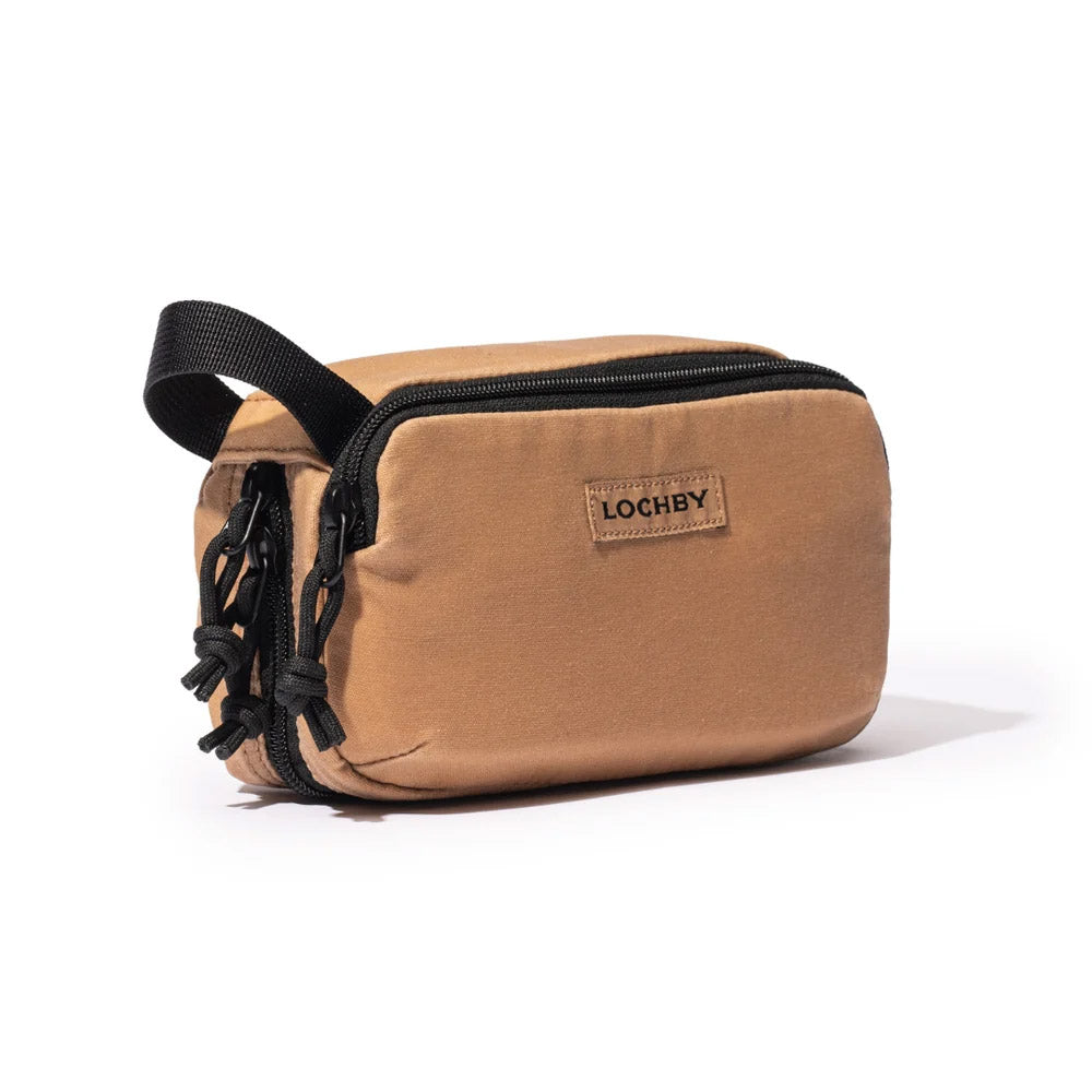 Lochby Mini Venture Pouch - Camel - Zijkant van de Pouch