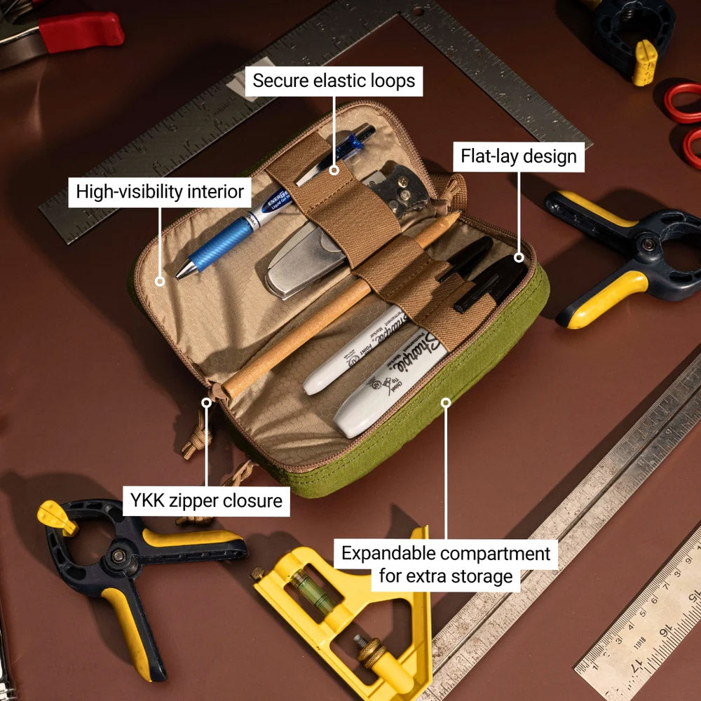 Lochby Mini Venture Pouch - Olive - Overzicht van de inhoud en eigenschappen