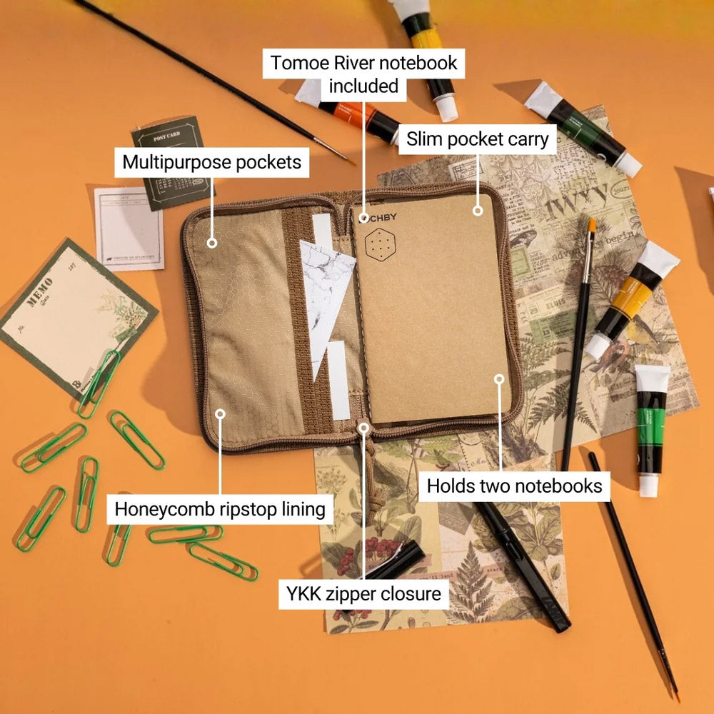 Lochby Pocket Journal Etui - Olive