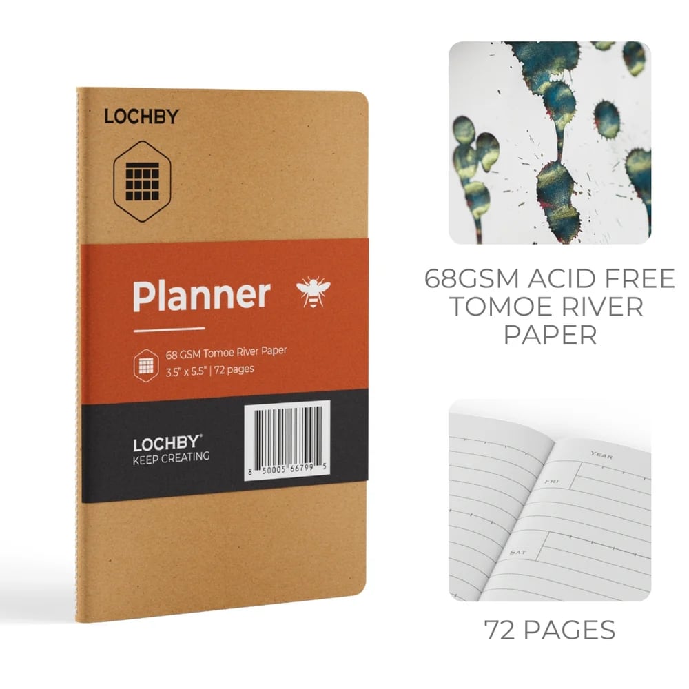 Lochby Tomoe River Notebook Pocket - Planner