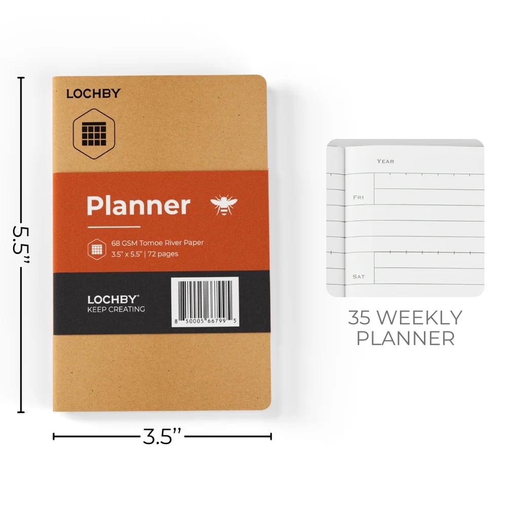 Lochby Tomoe River Notebook Pocket - Planner