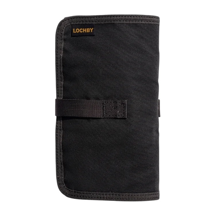 Lochby Tool Roll Etui - Charcoal Gold - Etui op een witte achtergrond